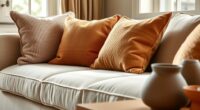 elegant warm earthy hues