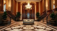 elegant welcoming entrance design