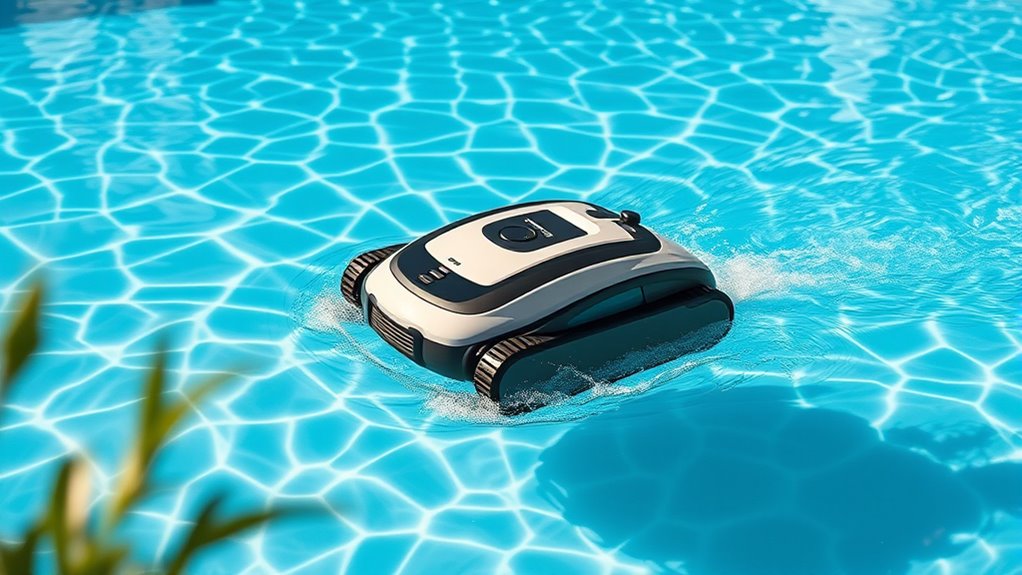 energy efficient robotic pool cleaners