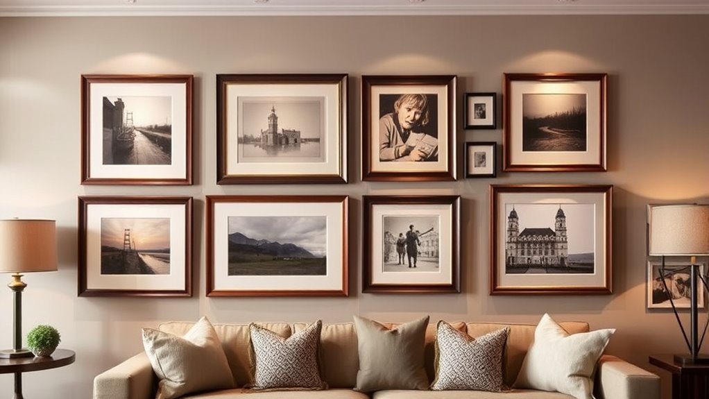 enhance artwork with framing