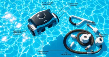 essential suction pool cleaner features