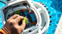 fixing pressure pool cleaner