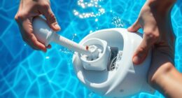 fixing suction pool cleaner