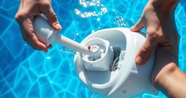 fixing suction pool cleaner