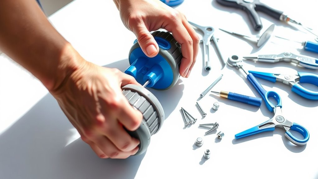 gather tools and parts