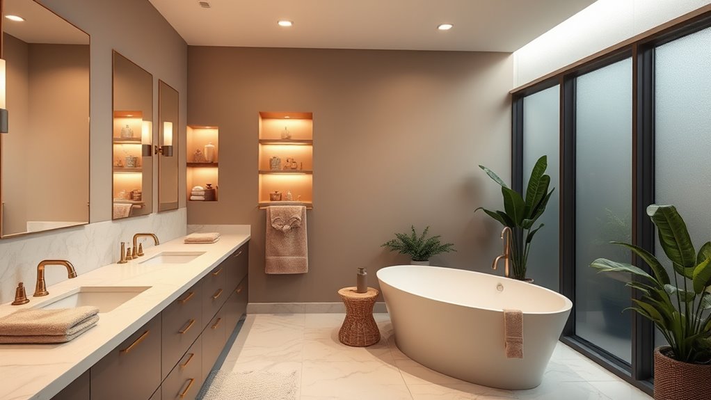 harmonious color and materials