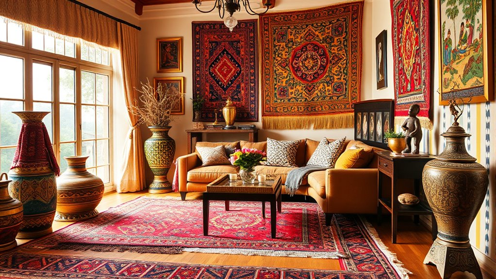 harmonious eclectic room design