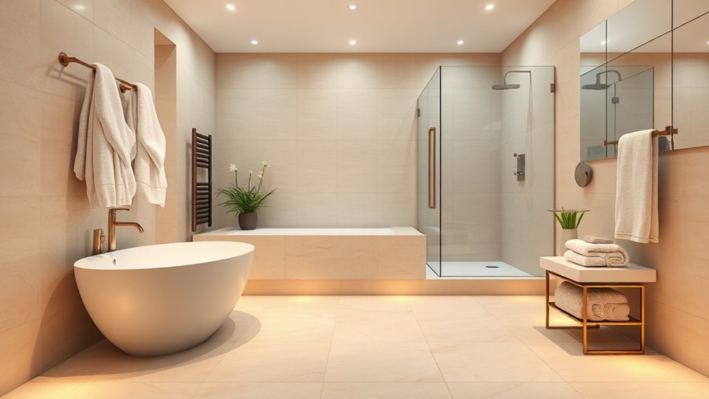heated bathroom comfort system