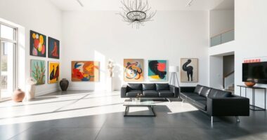 homes as art galleries