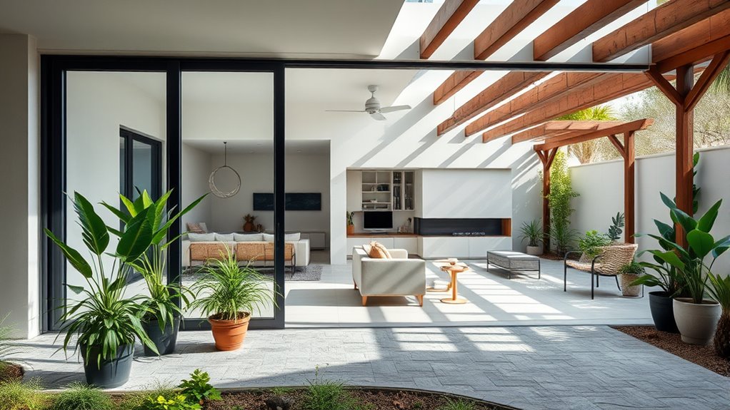 indoor outdoor landscape integration