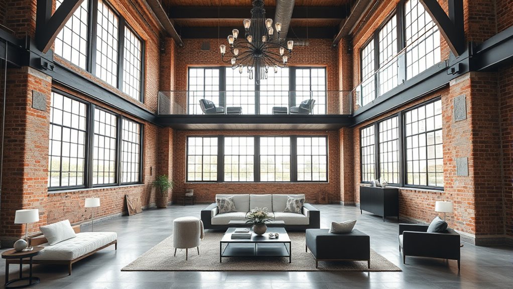 industrial loft design elements