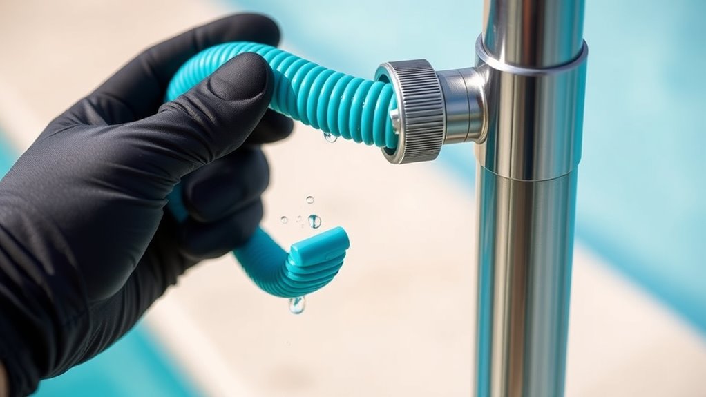 inspect and maintain pool equipment