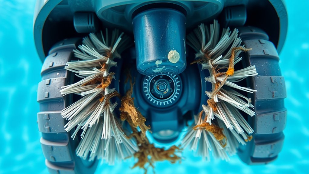 inspect brushes and wheels