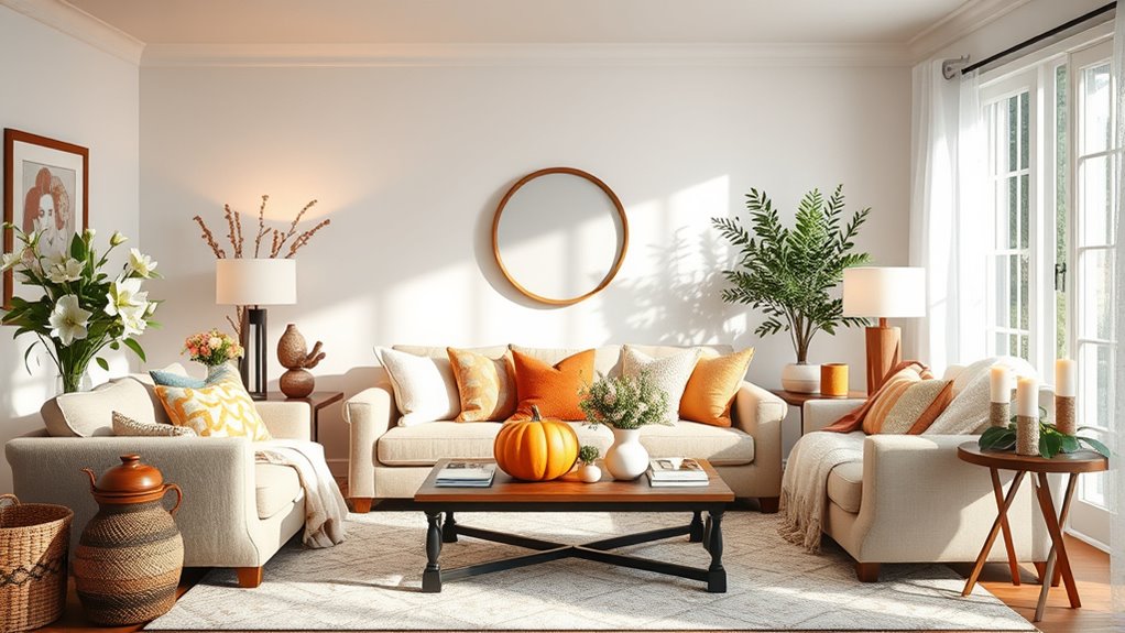 layered lighting and scents