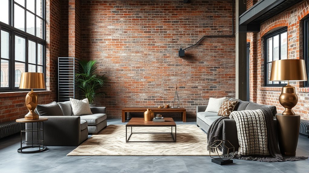 layered textures and accents