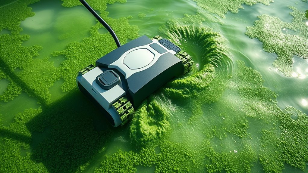 limited algae removal effectiveness