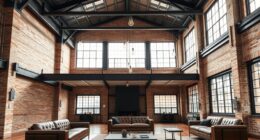 loft inspired sophisticated industrial design
