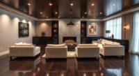 luxurious basement makeovers