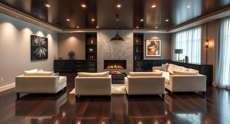 luxurious basement makeovers
