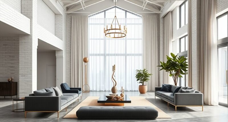 luxurious open plan living