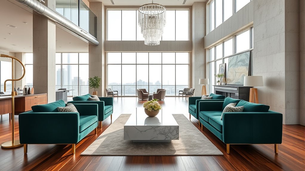 luxurious stylish refined furnishings