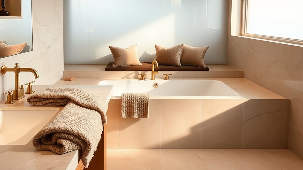 luxurious textures and natural materials