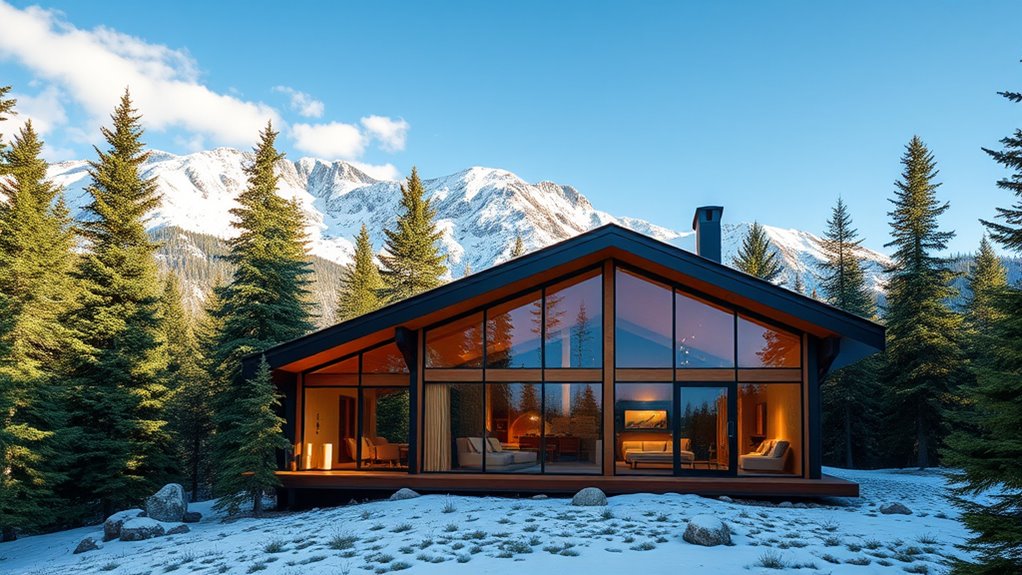luxury blends with nature