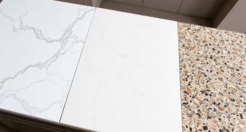 luxury countertop material comparison