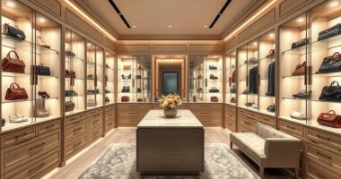 luxury custom walk in closet