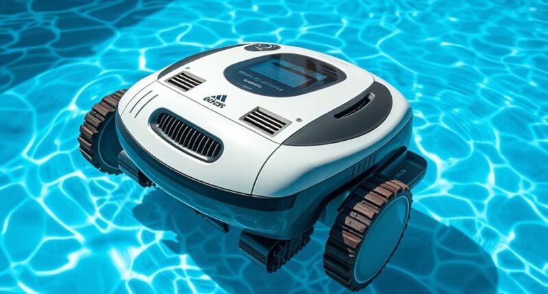maintain robotic pool cleaner
