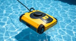 maintain robotic pool cleaner
