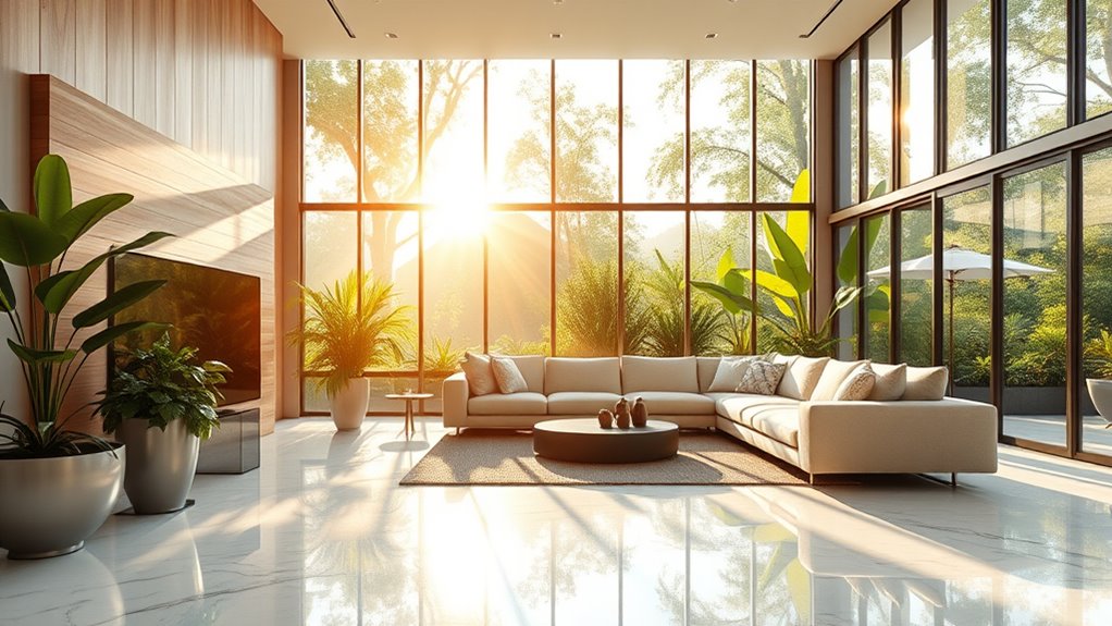 maximize daylight with reflective surfaces