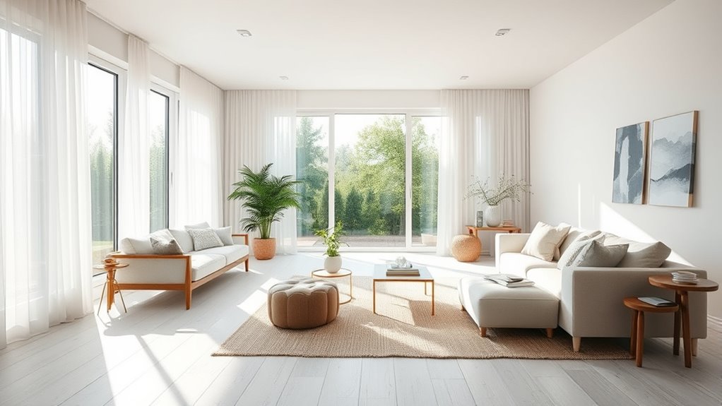 maximize light with decor