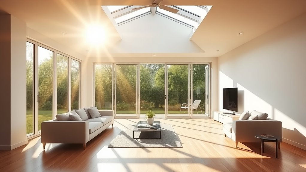maximize natural sunlight flow