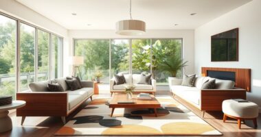 mid century modern interior design