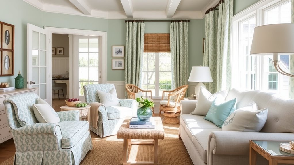 mix patterns for coastal charm
