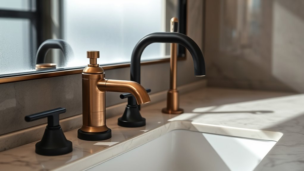 mixed metals create contrast