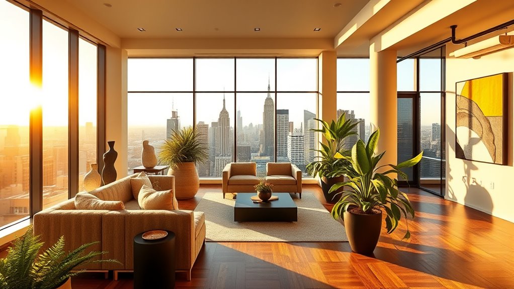 modern calming minimalist sanctuary