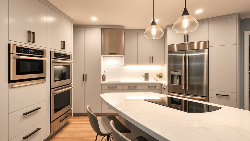 modern efficient stylish kitchen