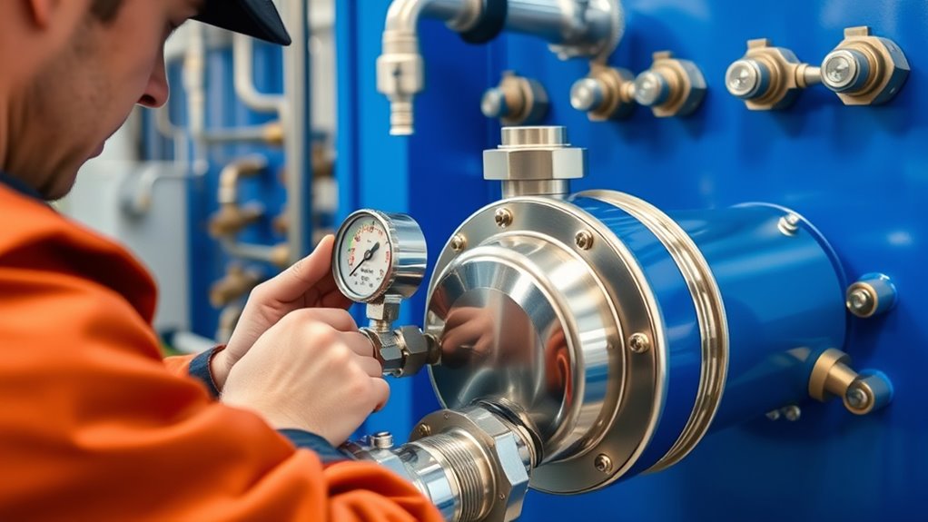 monitor water pressure and flow