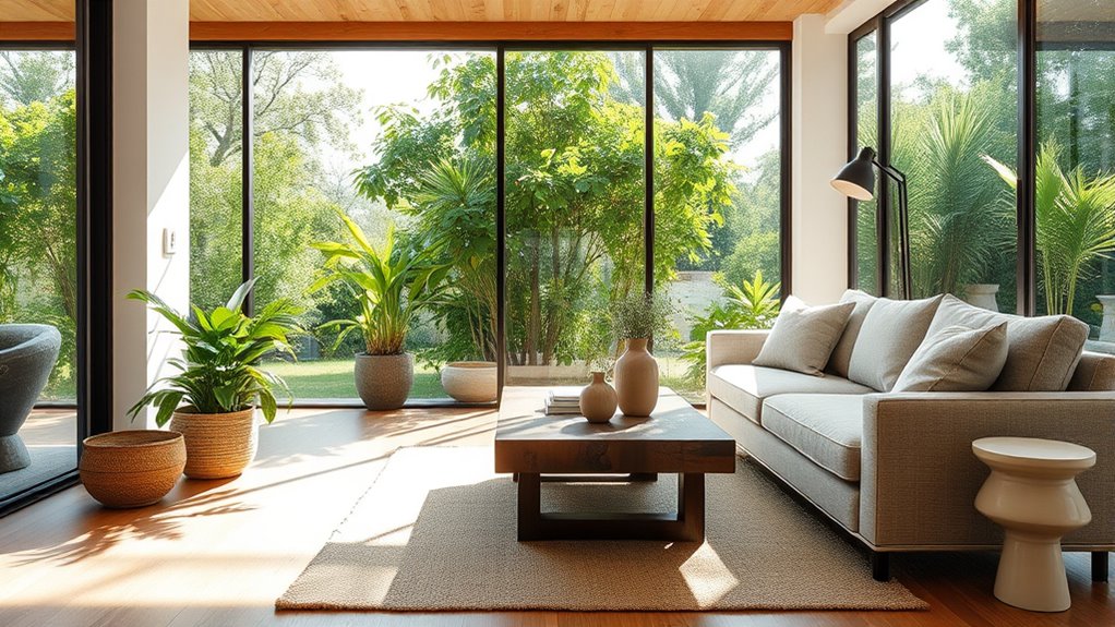 natural materials and textures
