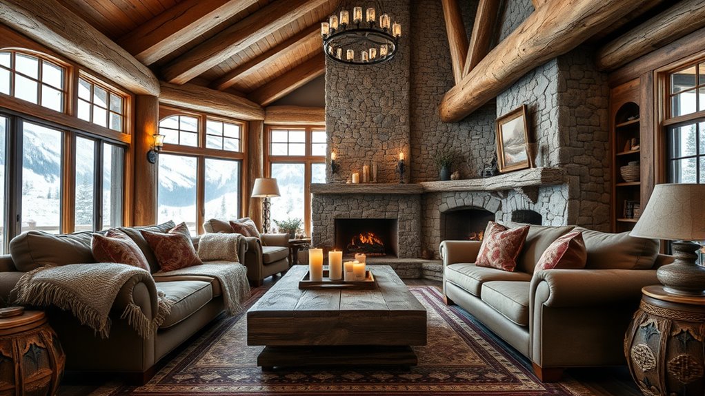 natural rustic mountain charm