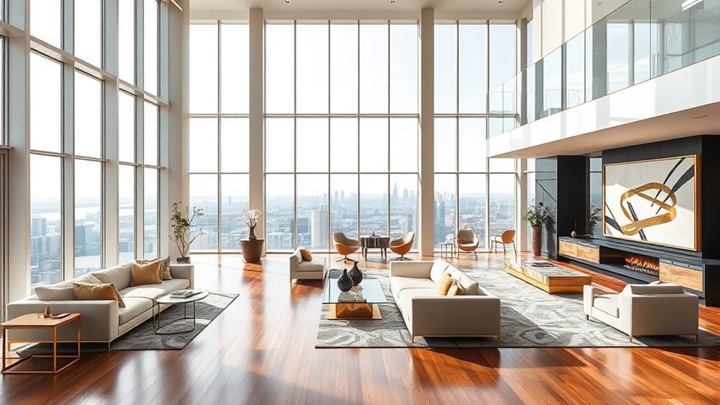 open spacious modern design