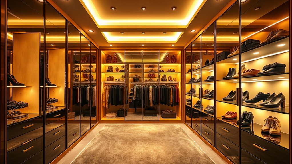 optimal closet lighting design