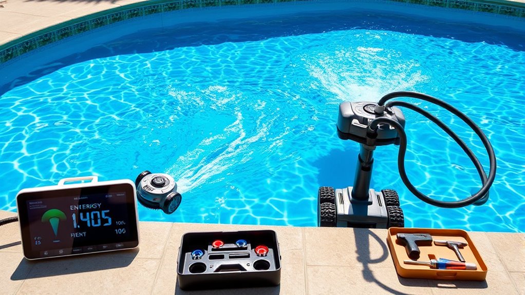 optimize pool cleaning energy