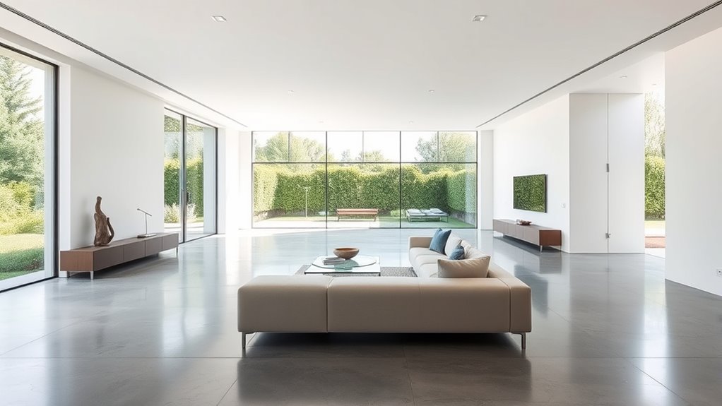 organized calming minimalist environment