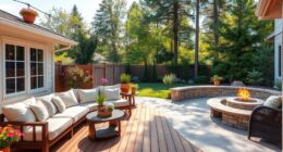 outdoor comfort with patios