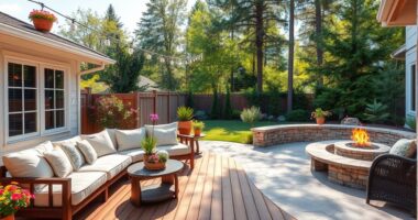 outdoor comfort with patios