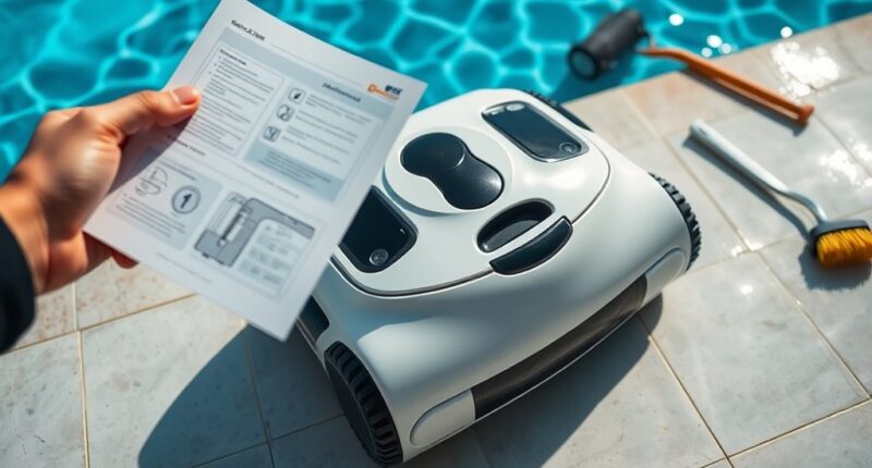 pool cleaner maintenance schedule