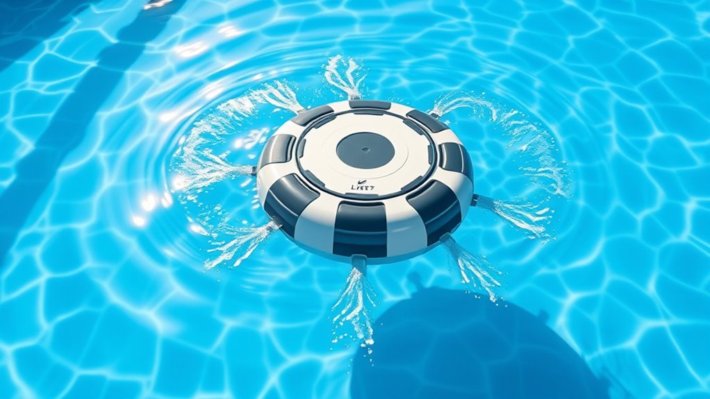 pool cleaner movement mechanics